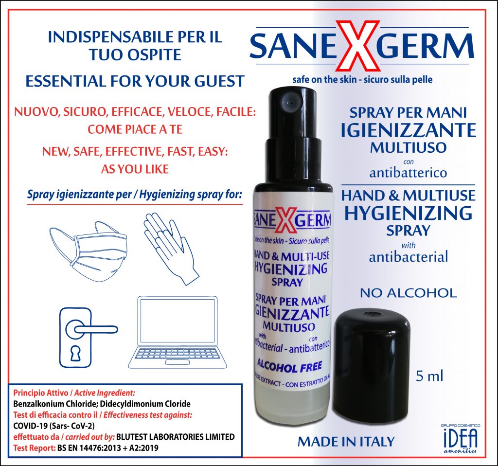 Spray per mani Igienizzante multiuso 5ml Sanexgerm