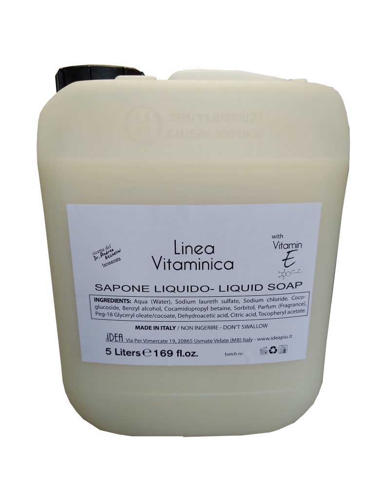 Sapone Liquido Ricarica 5L Vitaminica