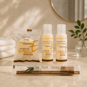 Kit Cortesia Hotel Linea Vitaminica – Base Accoglienza 1 da 100 pezzi