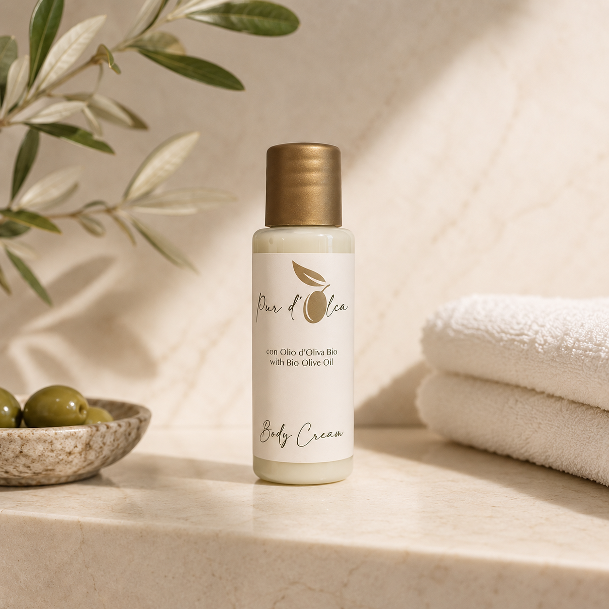 Crema Corpo 30ml_Pur dOlea Crema Corpo 30ml Pur d’Olea con Olio d’Oliva BIO
