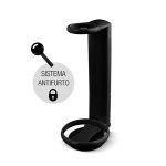 Supporto murale in plastica ABS Nero per Tokio 300ml