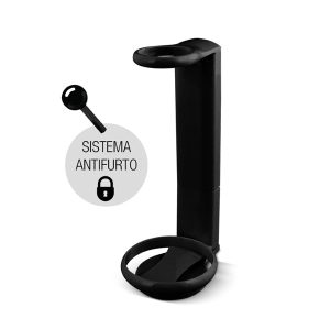 Supporto murale in plastica ABS Nero per Tokio 300ml